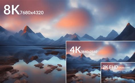 8K resolution .